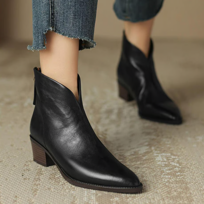 Margaret | Leather Boots