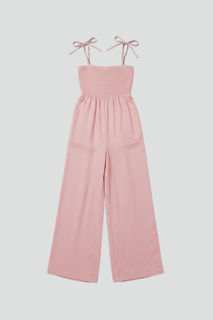 Women’s Jumpsuit with Adjustable Straps and Wide Legs