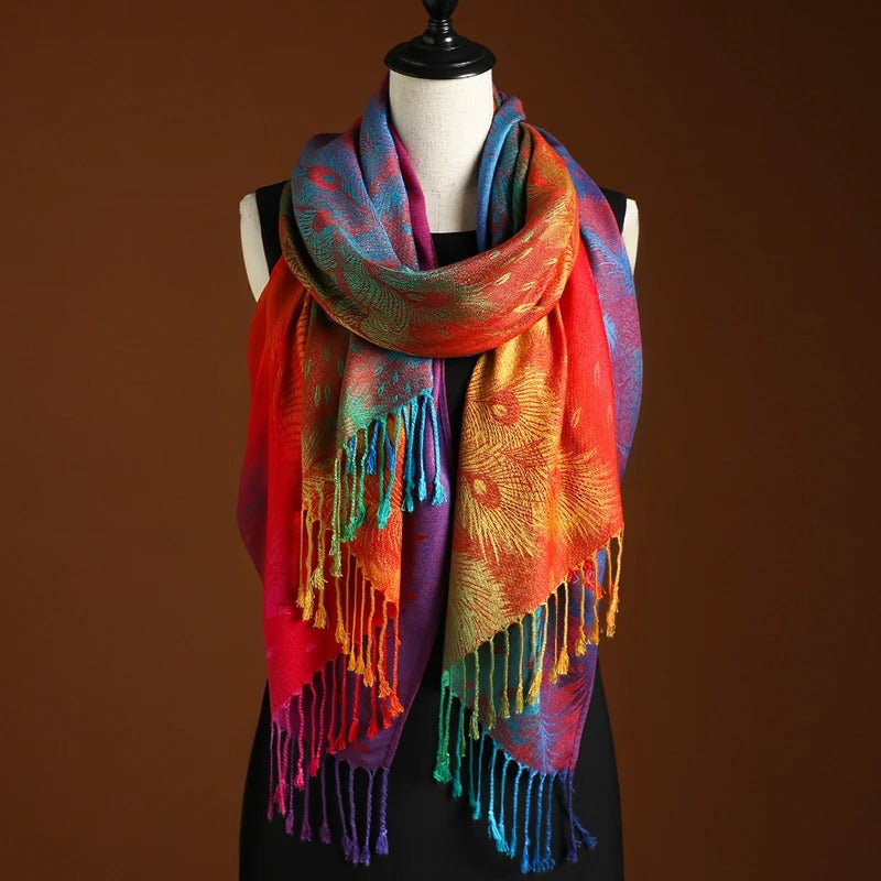 Gradient Cashmere Scarf