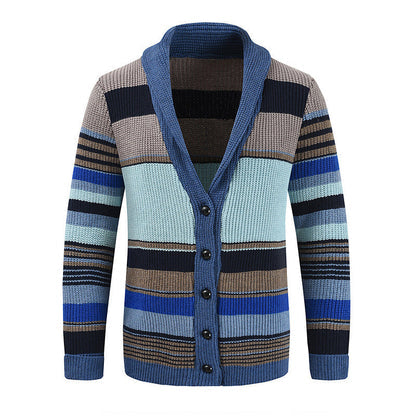 Striped Cosy Wool Cardigan