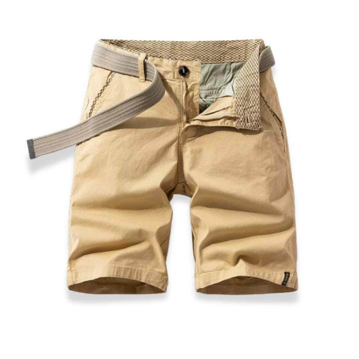 Garment-Washed Chino Shorts