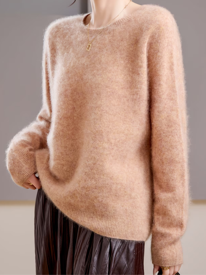 Brushed Cashmere Crew-Neck Jumper