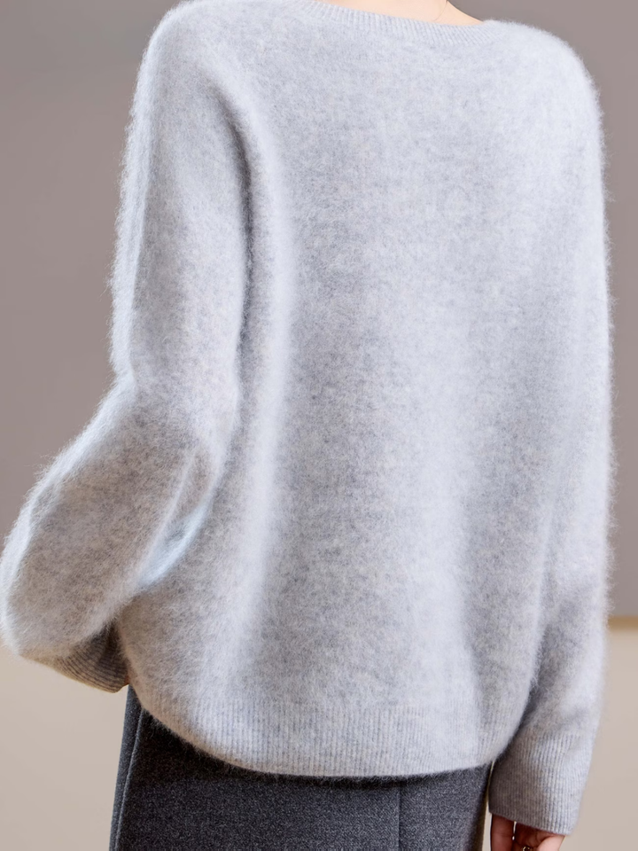 Brushed Cashmere Crew-Neck Jumper