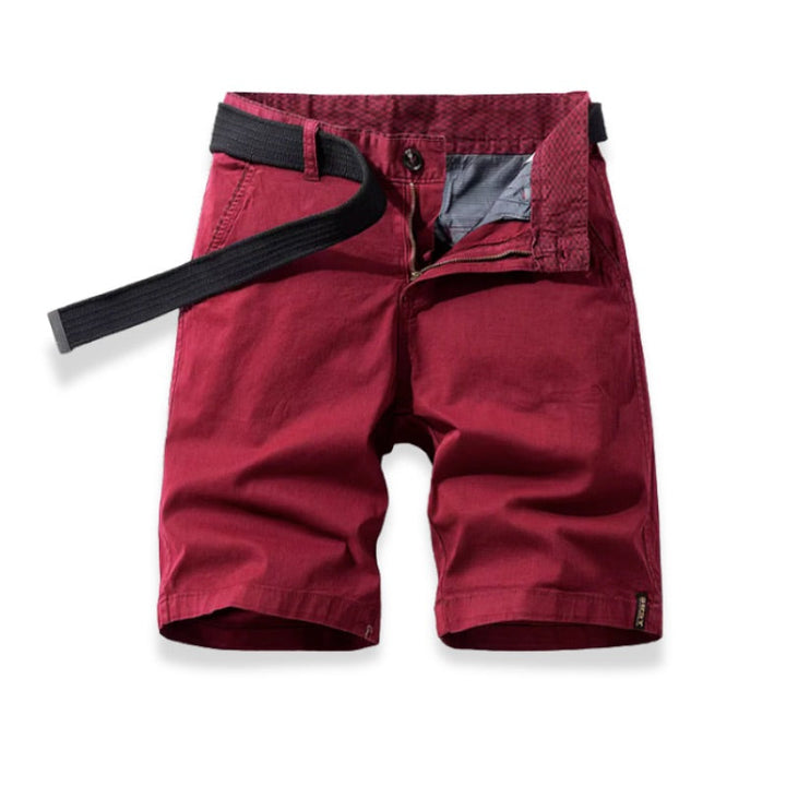 Garment-Washed Chino Shorts