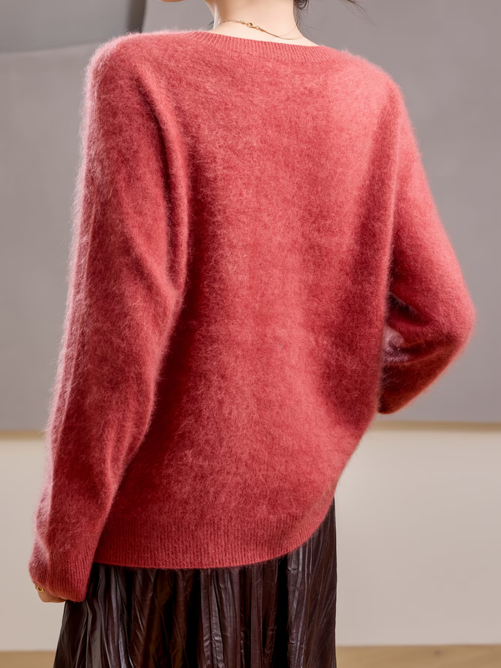 Brushed Cashmere Crew-Neck Jumper