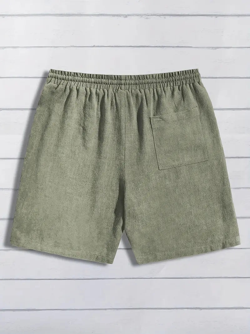 Essential Linen Drawstring Shorts