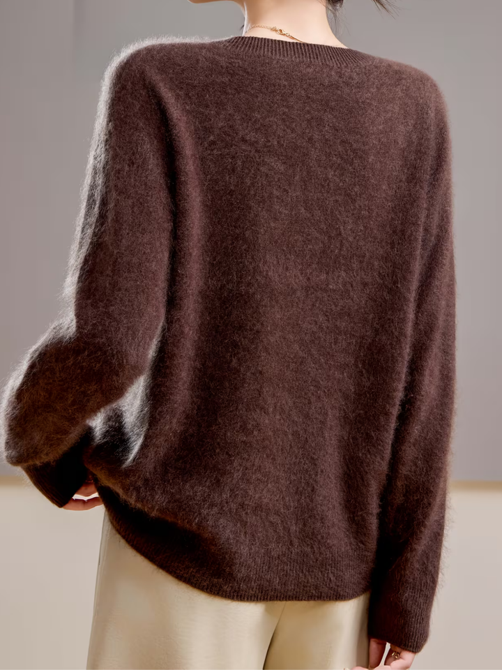 Brushed Cashmere Crew-Neck Jumper