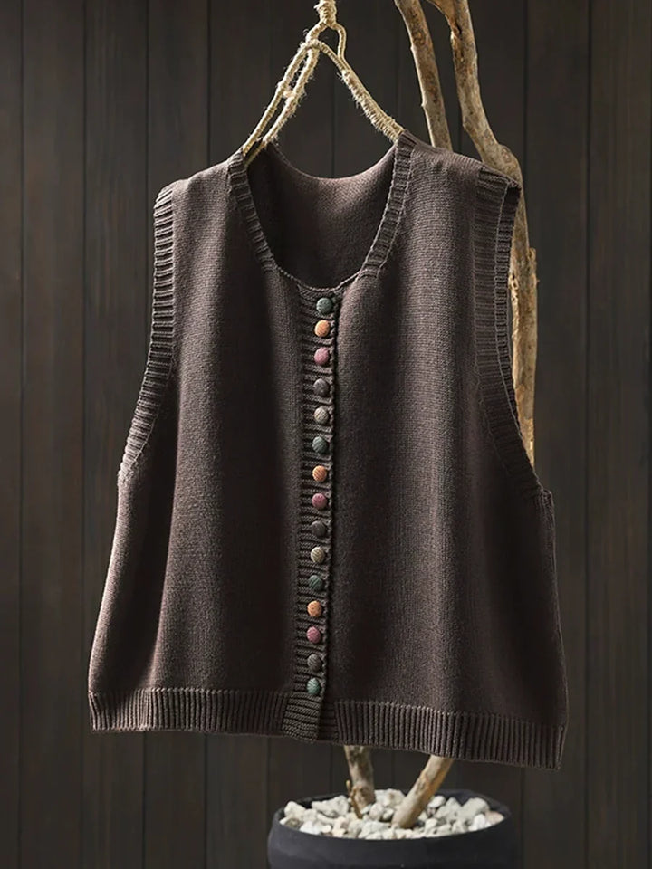 Cashmere Knit Vest