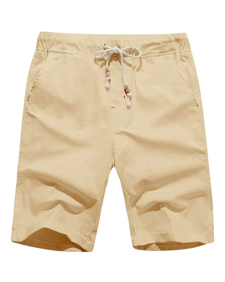 Relaxed Twill Drawstring Shorts