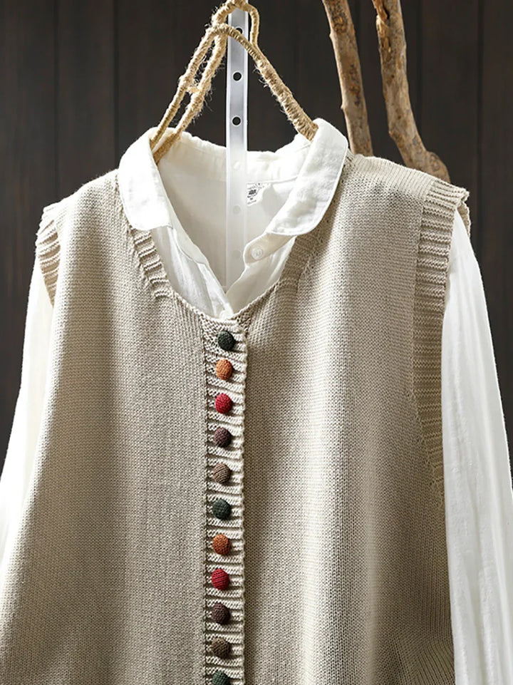Cashmere Knit Vest