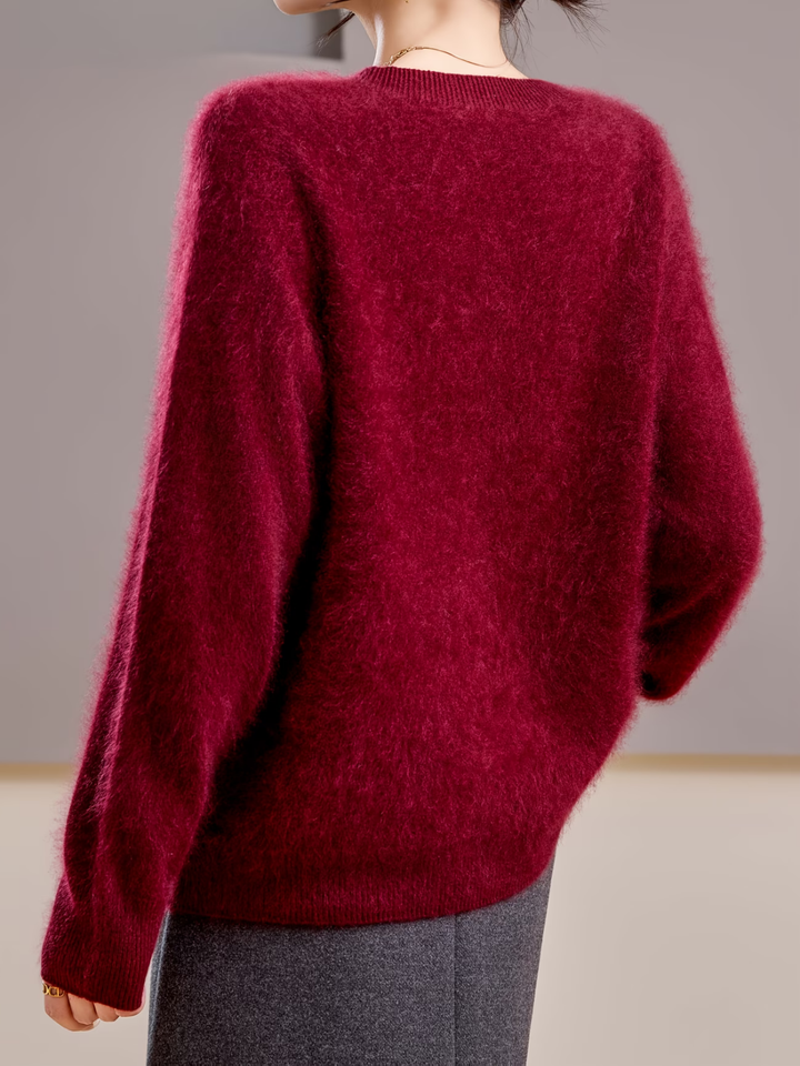 Brushed Cashmere Crew-Neck Jumper