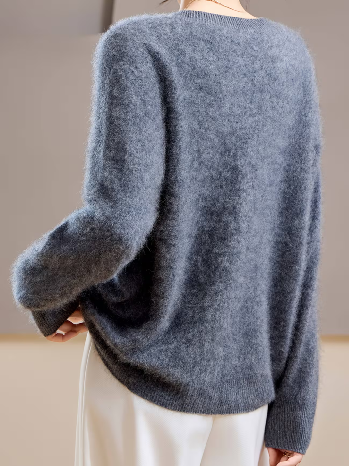 Brushed Cashmere Crew-Neck Jumper