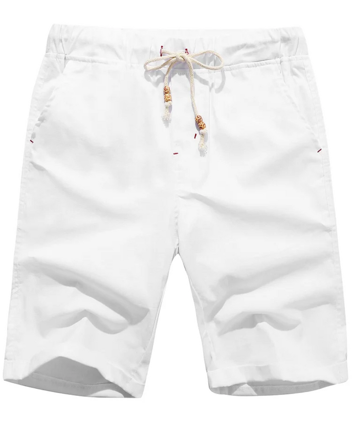 Relaxed Twill Drawstring Shorts