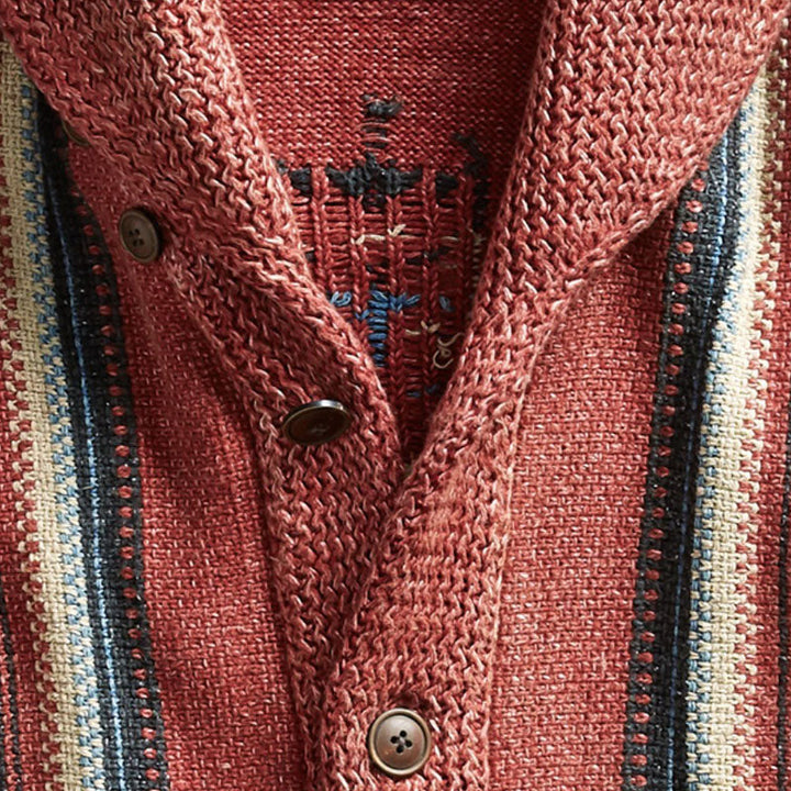 Single Breasted Long Sleeve Knit Cardigan