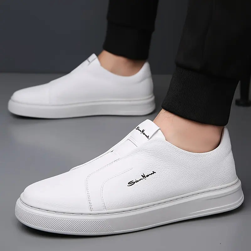 Leather Slip-On Shoes