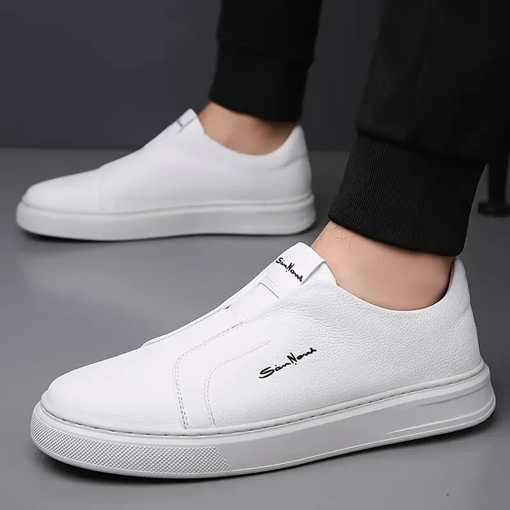 Leather Slip-On Shoes