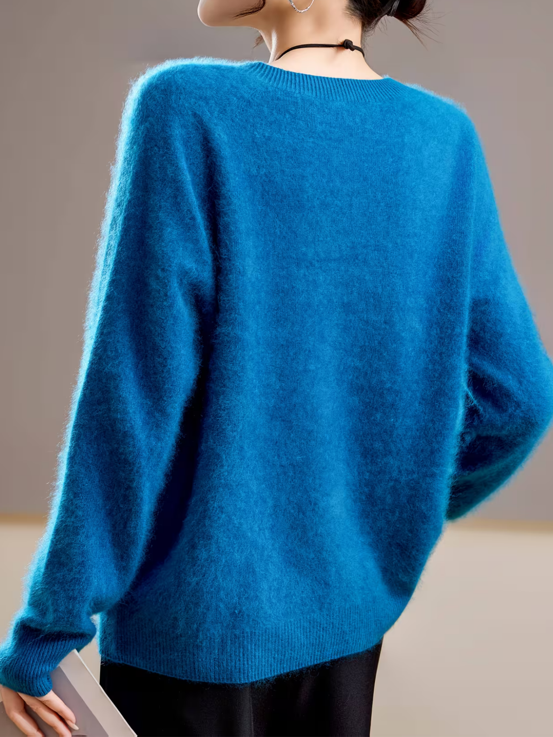 Brushed Cashmere Crew-Neck Jumper