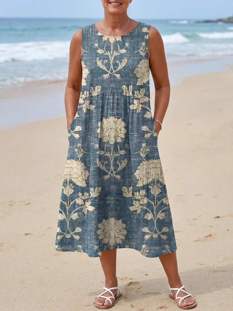 Kailo | Shoreline Floral Midi Dress