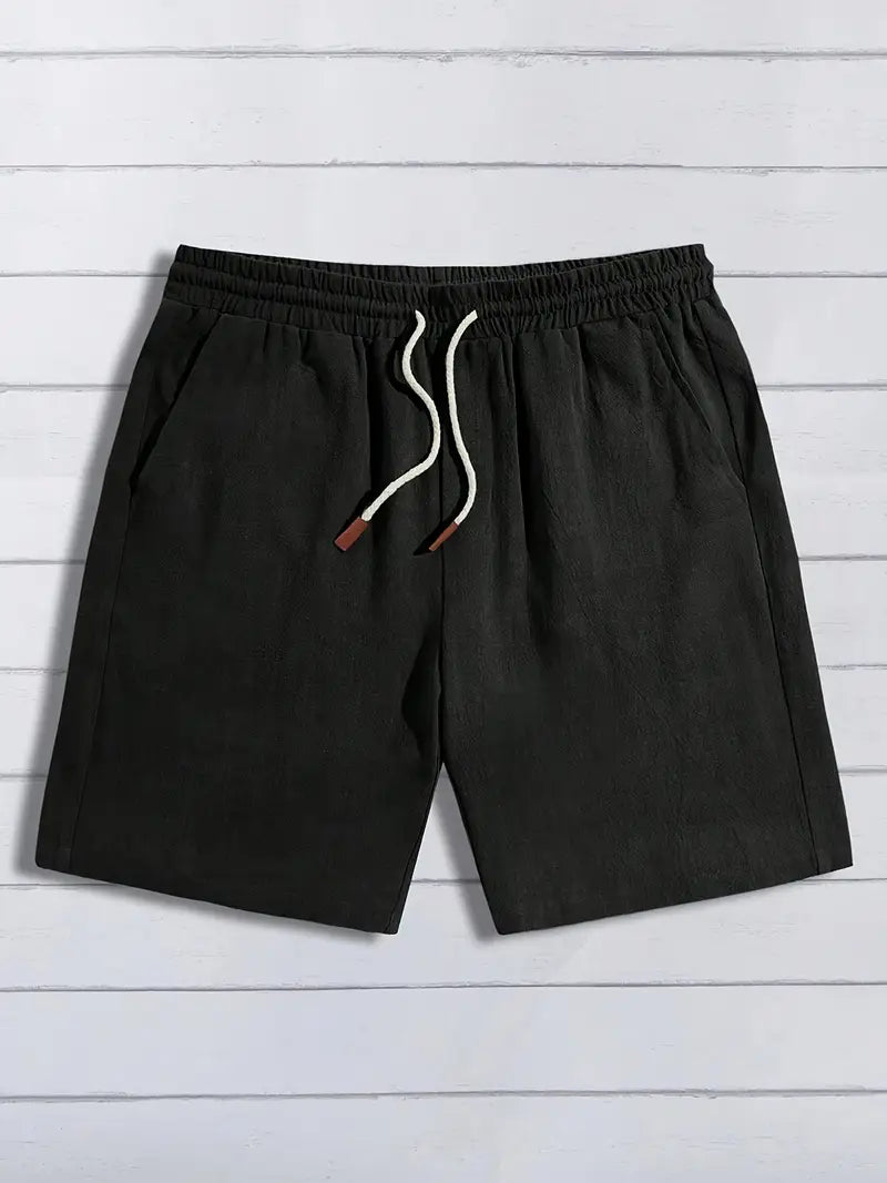 Essential Linen Drawstring Shorts