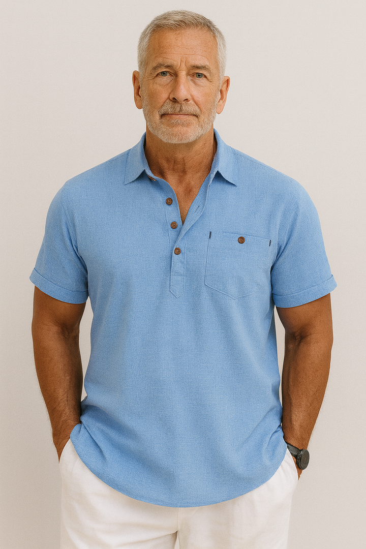 Linen Polo Shirt