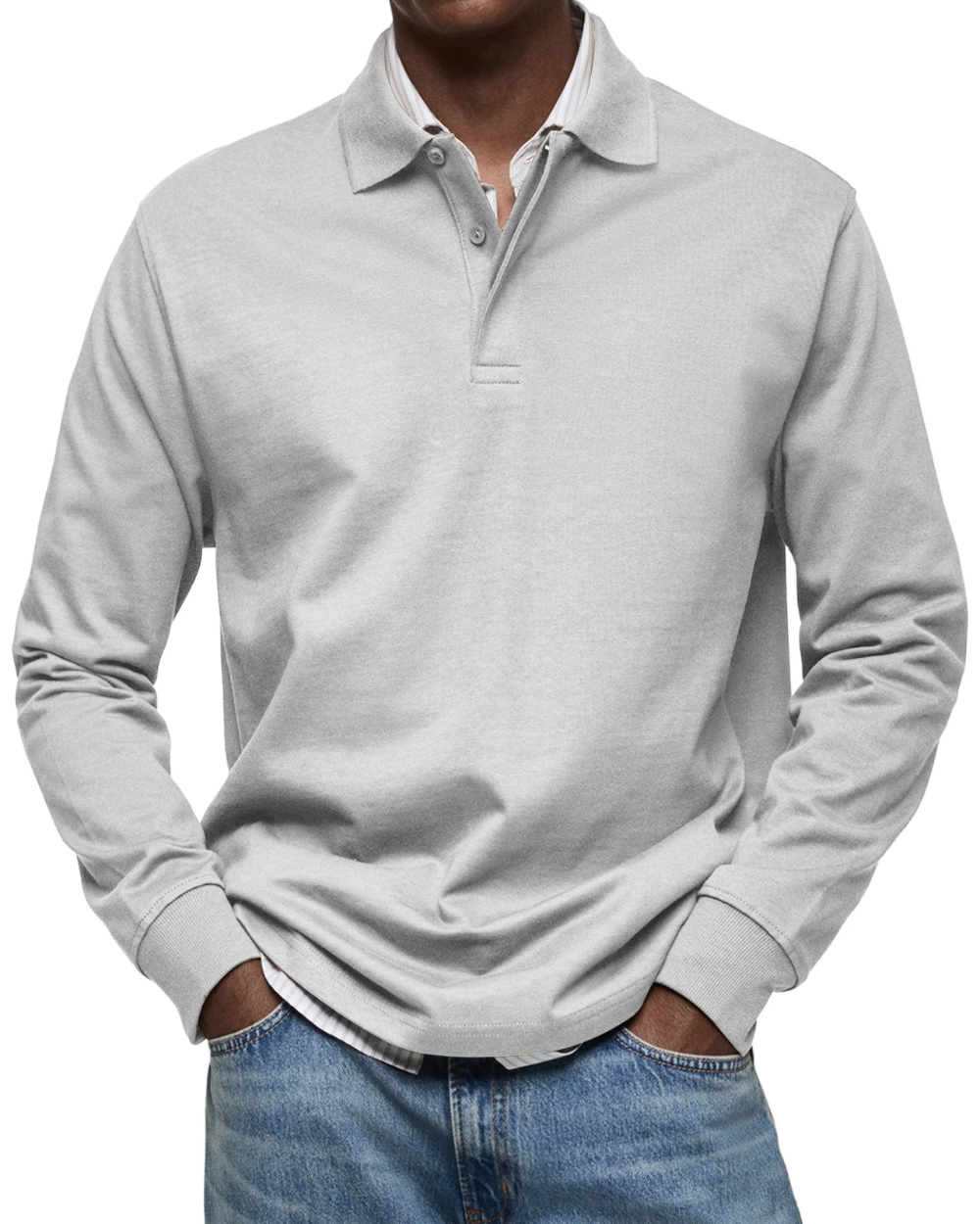 Casual Polo Sweater