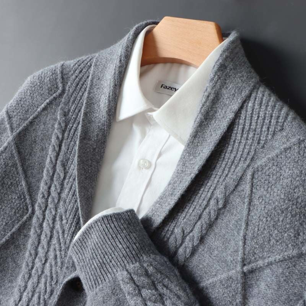 Savoca Merino Wool Cardigan
