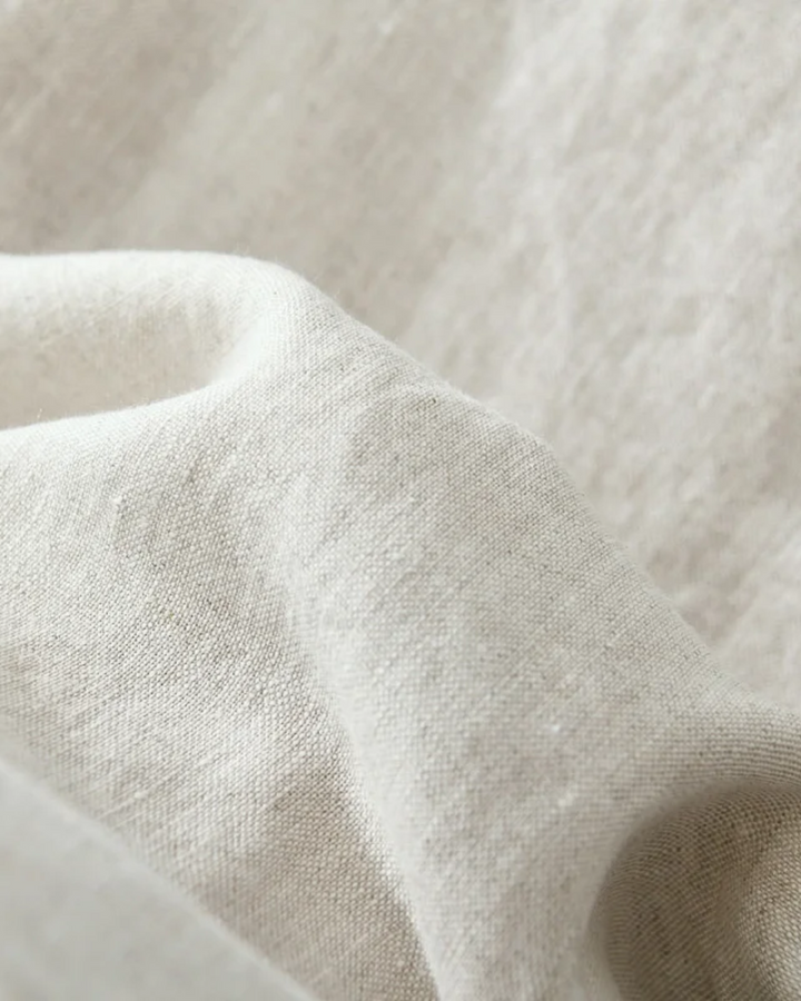 Flat-Front Linen Turn-Up Shorts