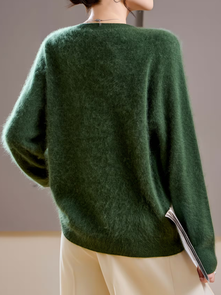 Brushed Cashmere Crew-Neck Jumper