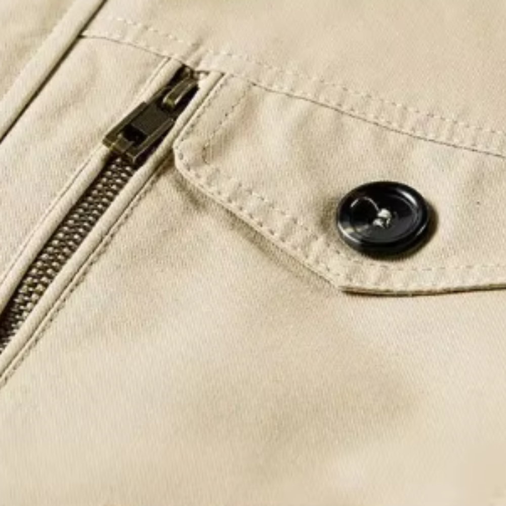 Elegant Multi-Pocket Jacket
