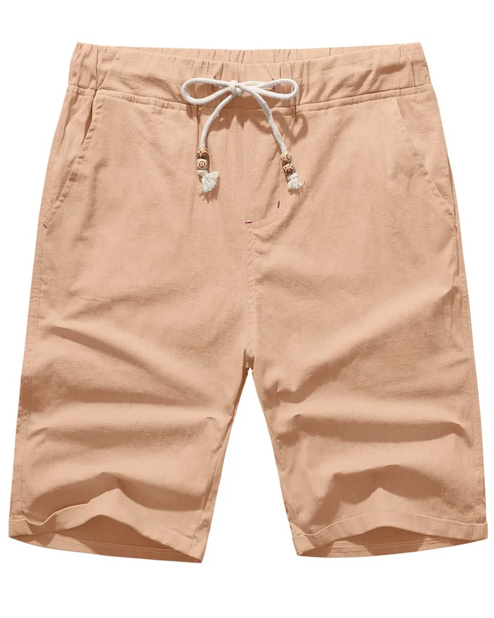 Relaxed Twill Drawstring Shorts
