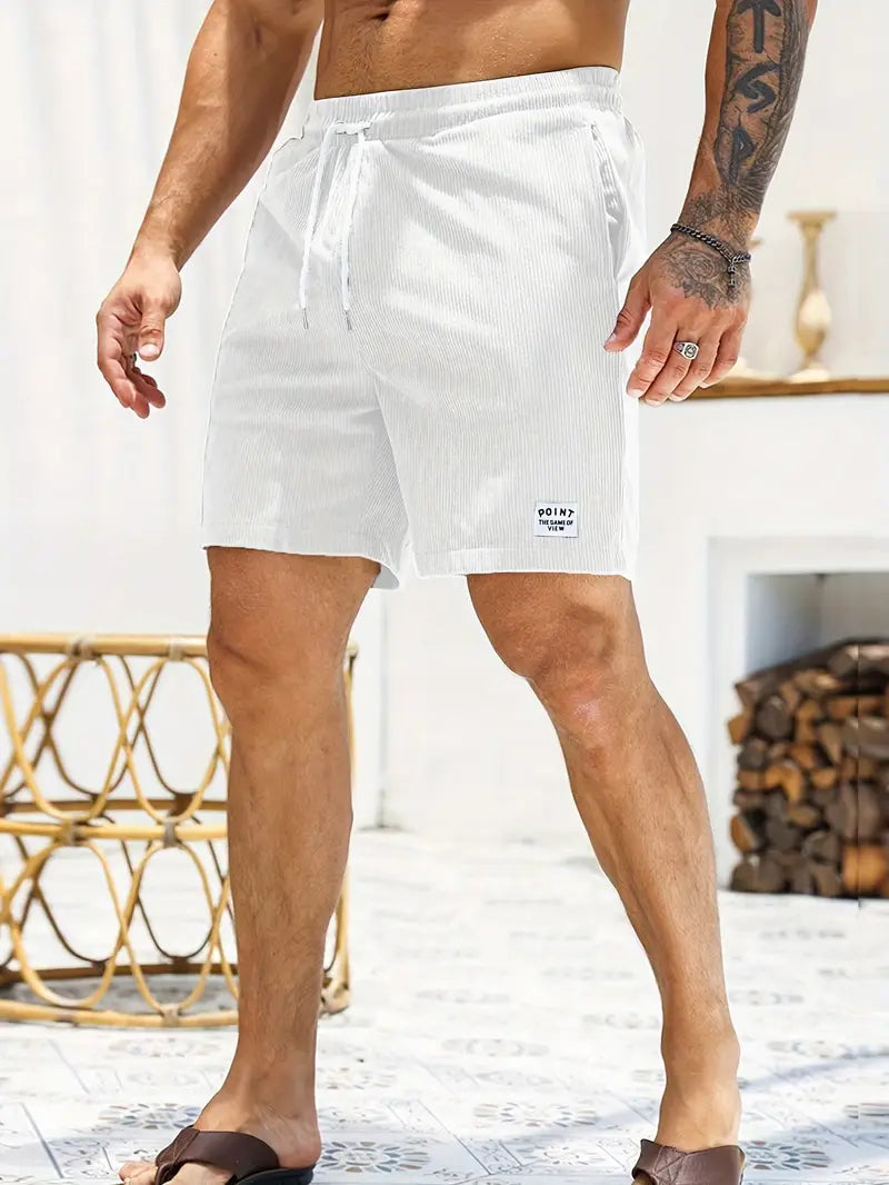 Everyday Corduroy Drawstring Shorts