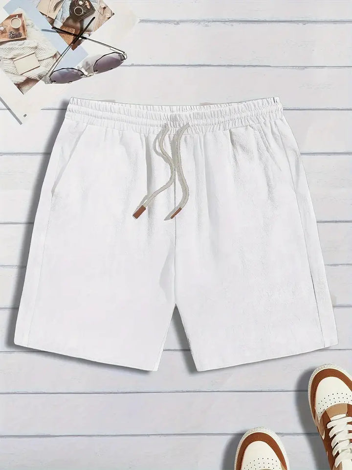 Essential Linen Drawstring Shorts