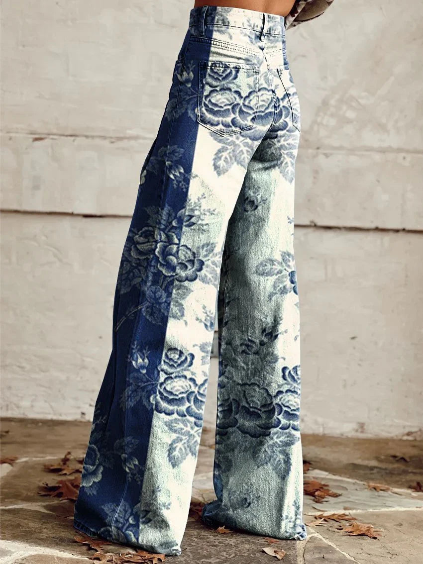 Imogen | Vintage Floral Jeans