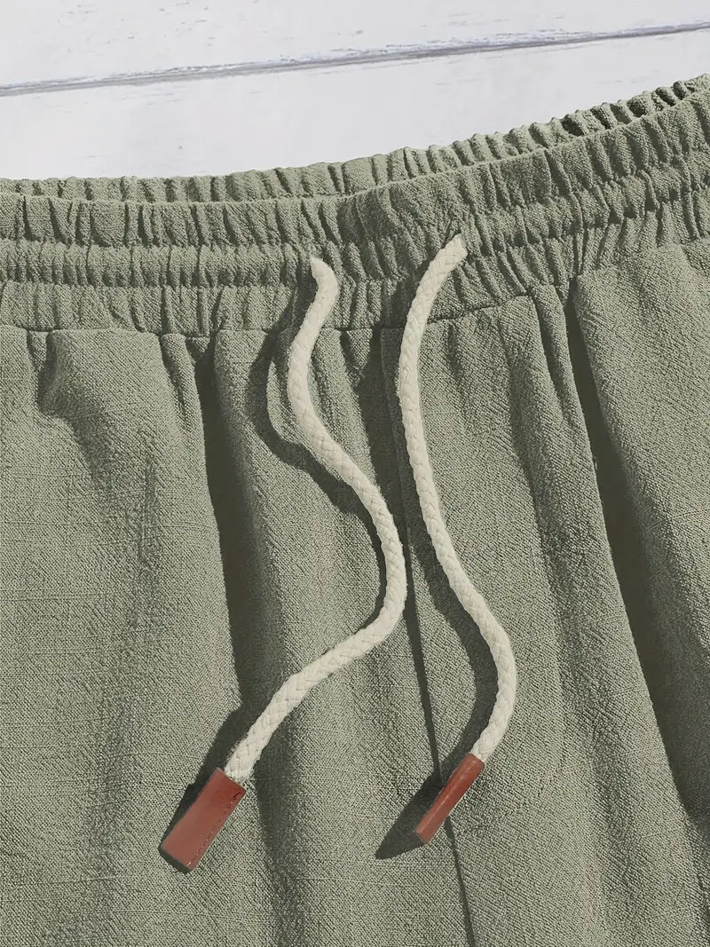 Essential Linen Drawstring Shorts