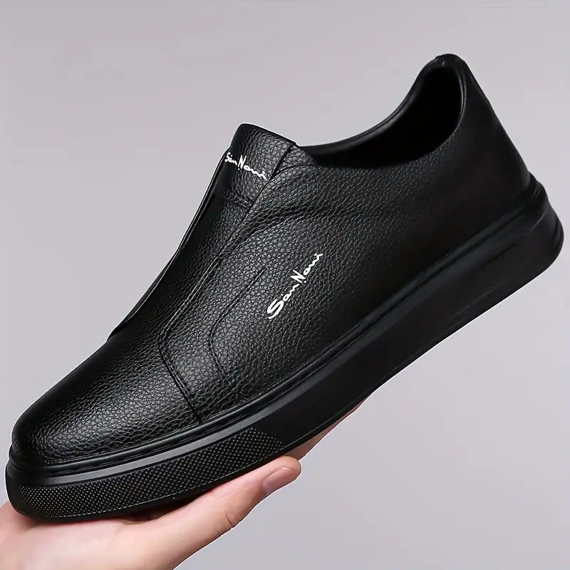 Leather Slip-On Shoes
