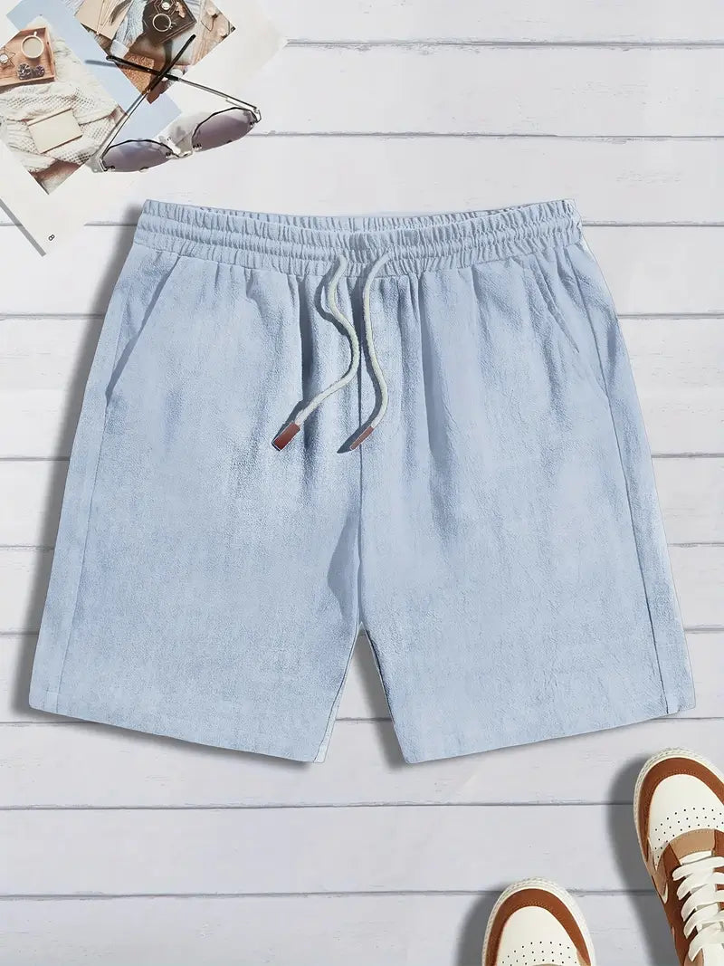 Essential Linen Drawstring Shorts