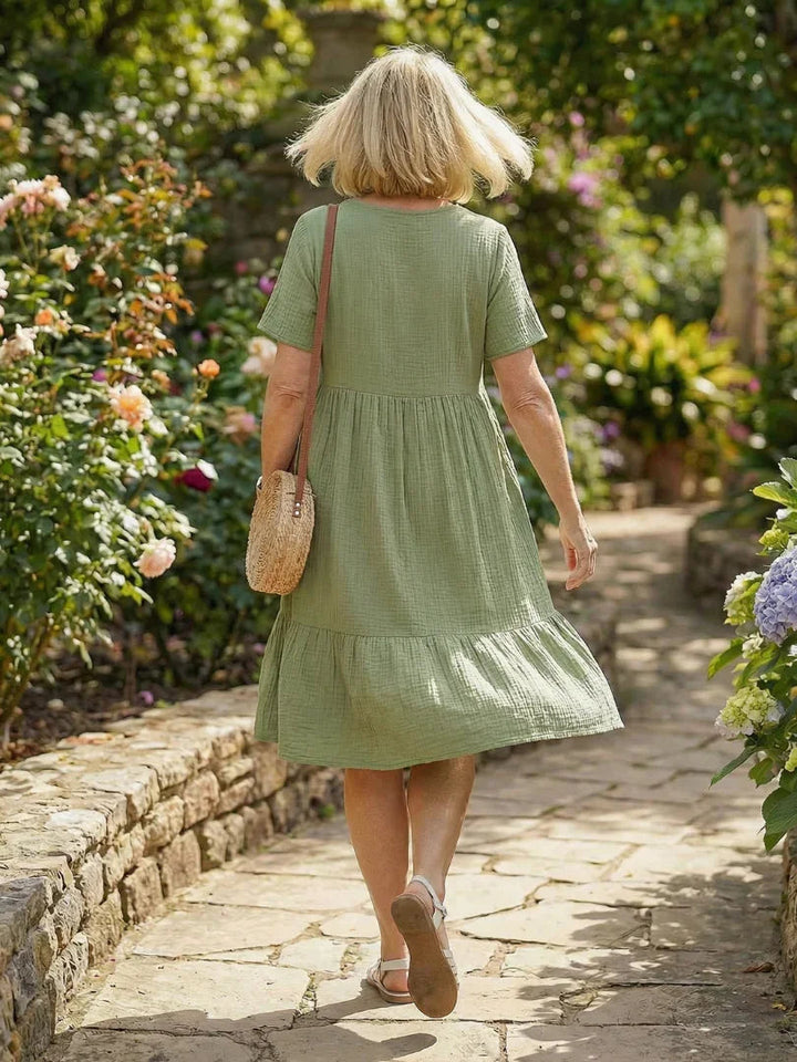 Delphinia | Woven Ease Dress