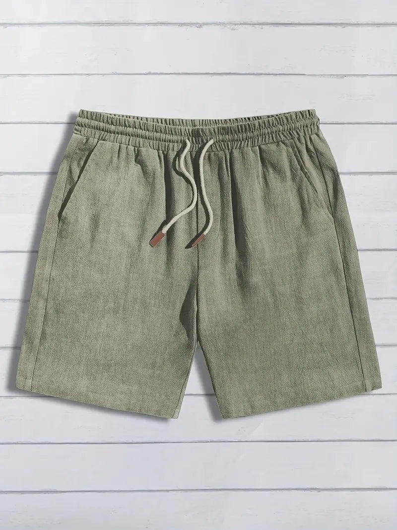 Essential Linen Drawstring Shorts