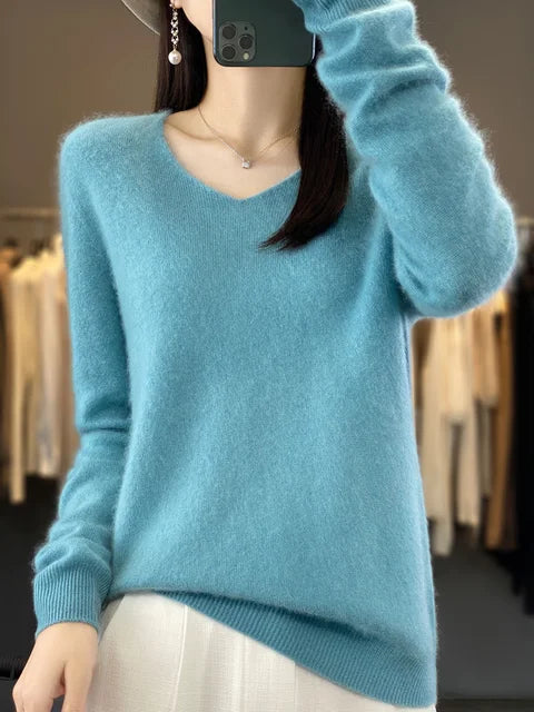 Cashmere V-Neck Jumper