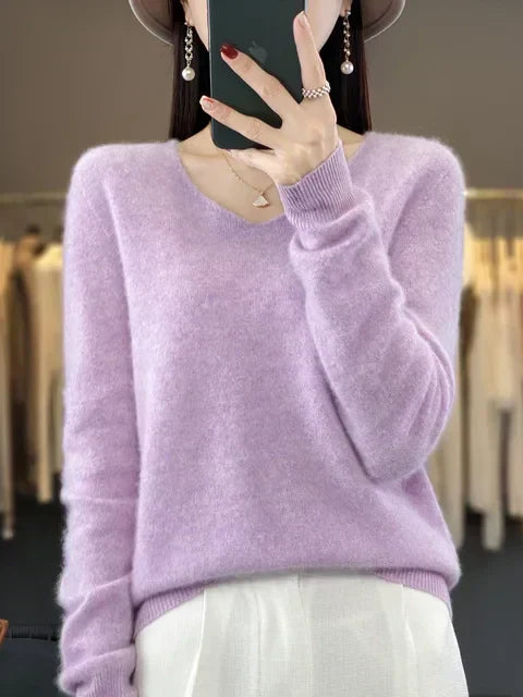Cashmere V-Neck Jumper