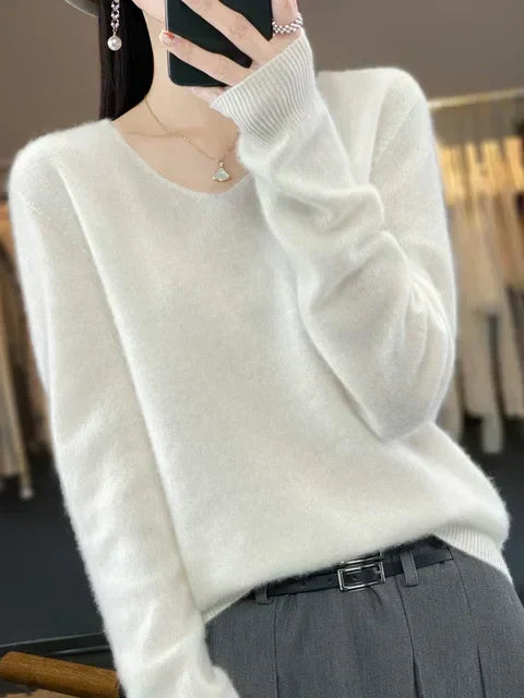 Cashmere V-Neck Jumper