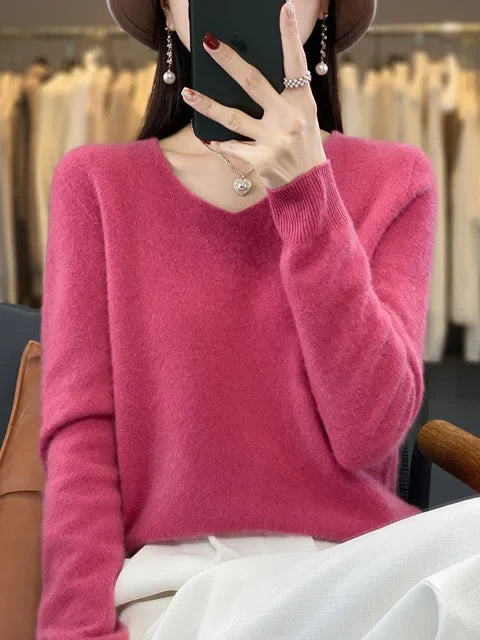 Cashmere V-Neck Jumper