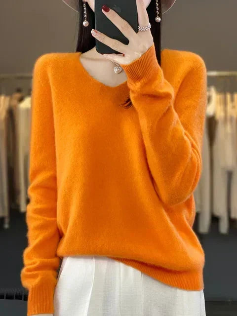 Cashmere V-Neck Jumper