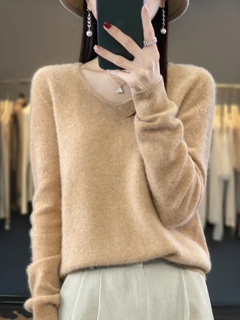 Cashmere V-Neck Jumper