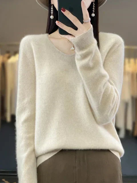 Cashmere V-Neck Jumper