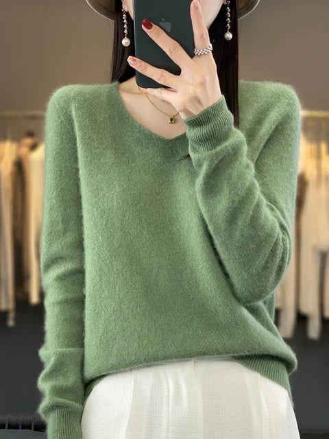 Cashmere V-Neck Jumper
