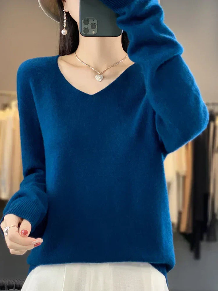 Cashmere V-Neck Jumper