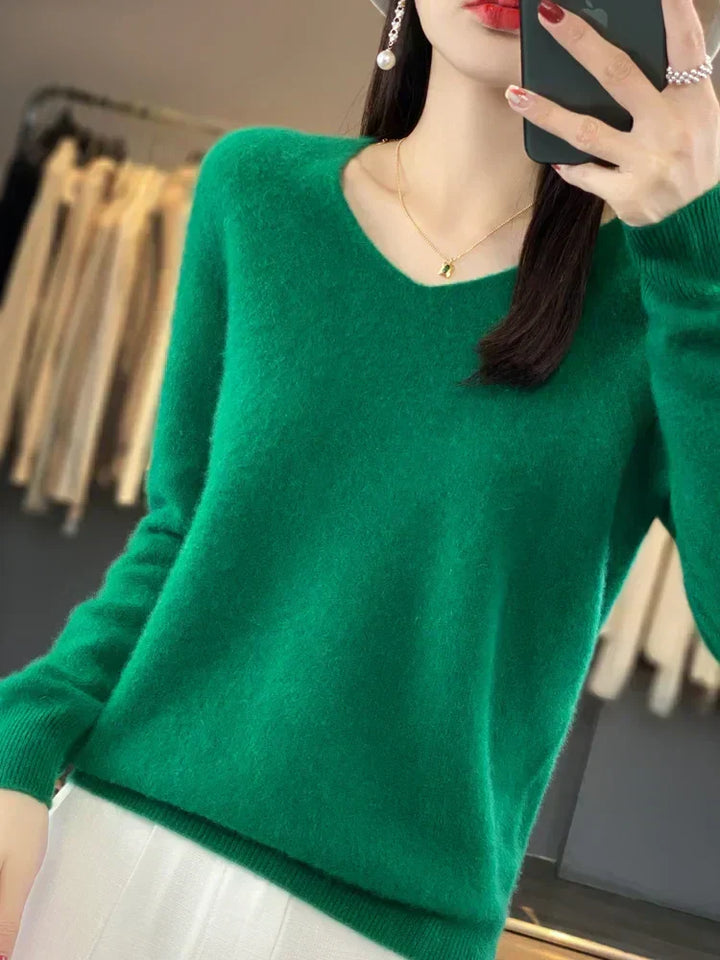 Cashmere V-Neck Jumper