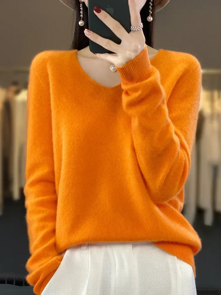 Cashmere V-Neck Jumper