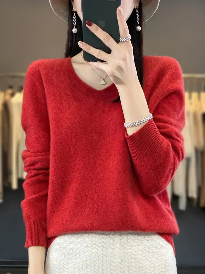 Cashmere V-Neck Jumper